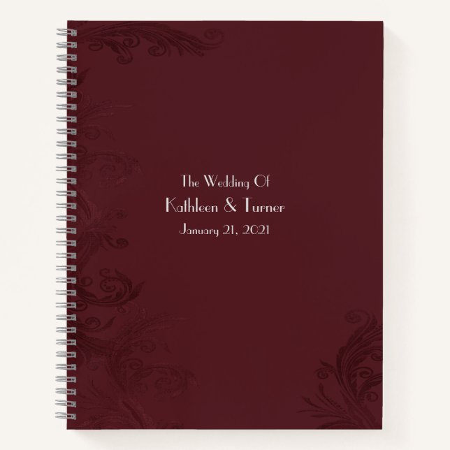 Carnet Mariage de Bourgogne (Devant)