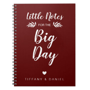 Carnet Mariage de Bourgogne Little Note Big Day Personnal