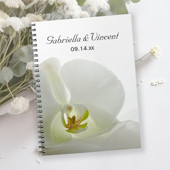 Carnet Mariage de l'orchidée blanche et du voile nuptial (Créateur téléchargé)