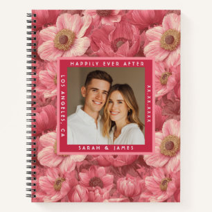Carnet Mariage en forêt sur le thème des anémones boho