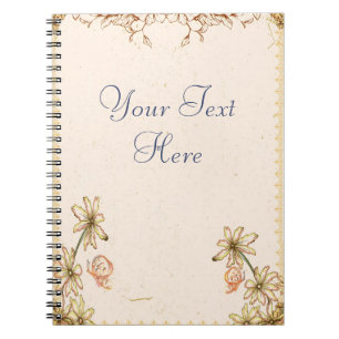 Carnet Mariage Fleurs vintages