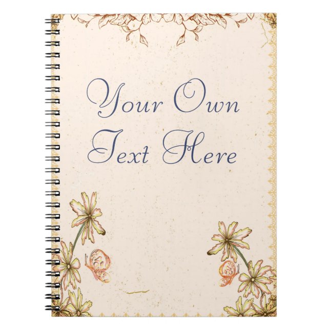 Carnet Mariage Fleurs vintages (Devant)
