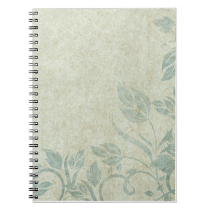 Carnet Mariage Floral Vintage bleu