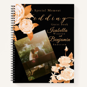 Carnet Mariage Rose Gold Black Mariage Photo Liste d'invi