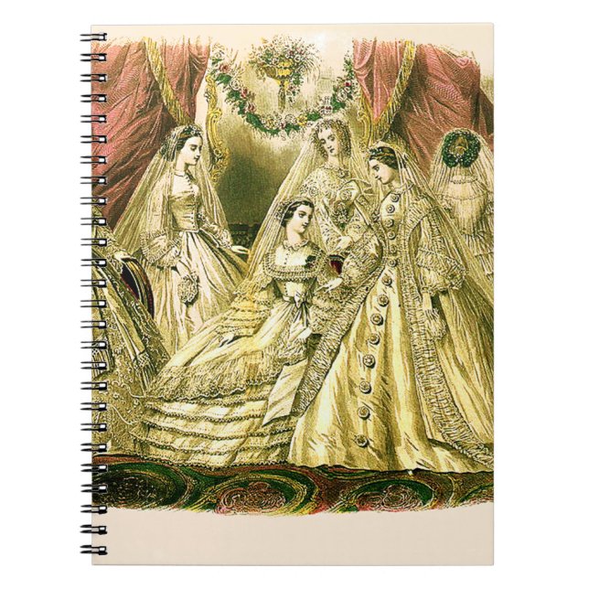 Carnet Mariée Antique Mariage Vintage (Devant)