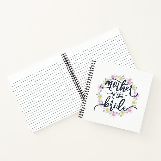 Carnet Mariée de la mariée Calligraphie de mariage | Cahi (Intérieur)