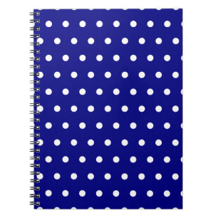 Carnet Marine et Pois blancs