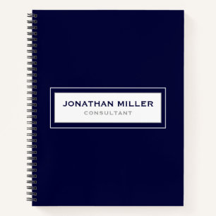 Carnet Marine professionnelle minimaliste