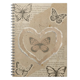 Carnet mariposas de papel