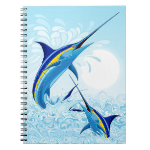 Carnet Marlin Bleu Jaillissant de l'Océan
