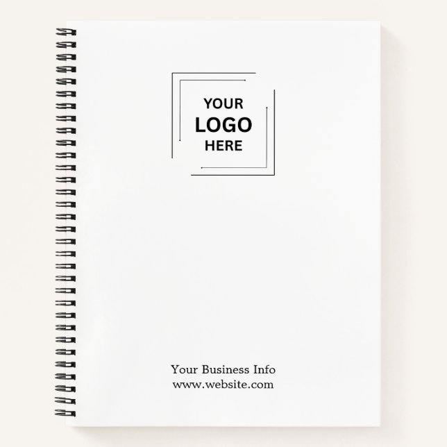 Carnet Marque d'entreprise commerciale | Votre logo moder (Devant)
