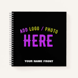 CARNET MARQUE PERSONNALISABLE NOIRE VERIFIEE DE STYLE MOD