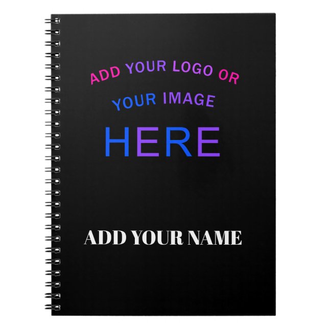 Carnet Marque Personnalisée de Style Tendance   (Devant)