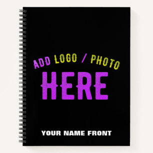 CARNET MARQUE VERIFIEE NOIRE PERSONNALISABLE MODERNE ET C