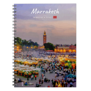 Carnet Marrakech, Maroc - Place Jemaa el Fnaa