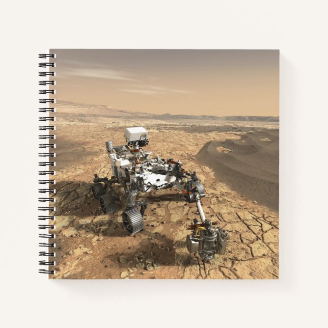 Carnet Mars 2020 Rover Sur La Surface De Mars. (Devant)