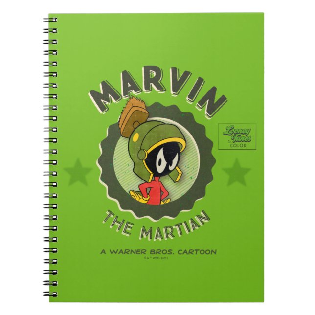 Carnet MARVIN LA CARTE RÉtro MARTIAN™ (Devant)