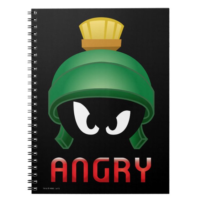 Carnet MARVIN MARTIAN™ Emoji en colère (Devant)