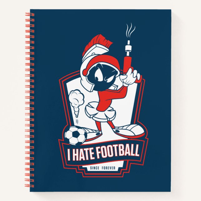 Carnet MARVIN THE MARTIAN™ "I Hate Football" Graphic (Devant)