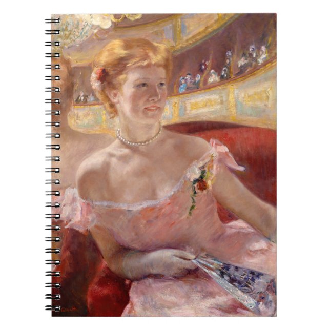 Carnet Mary Cassatt - Femme au collier de perles dans une (Devant)