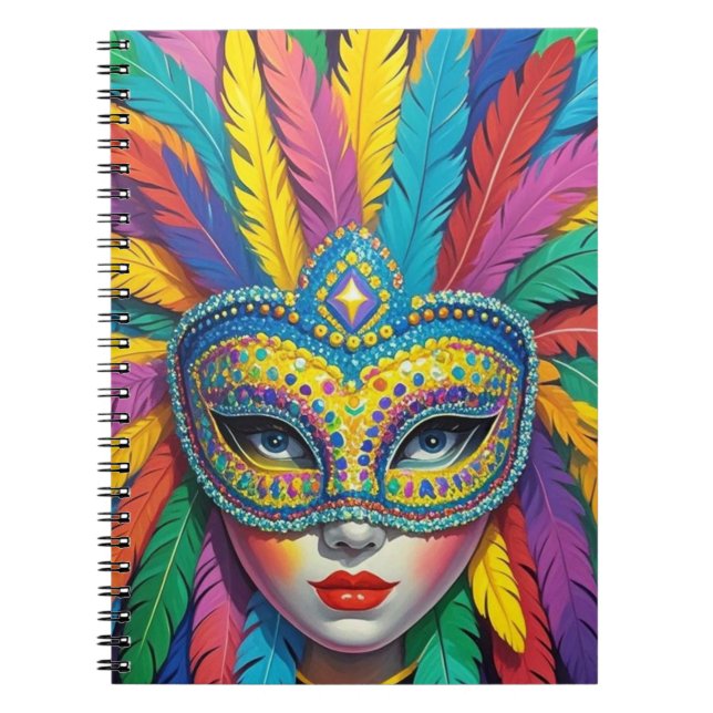 Carnet Máscara de carnaval  (Devant)