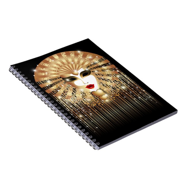 Carnet Mask de la Fête du Venice Carnival (Côté Droit)