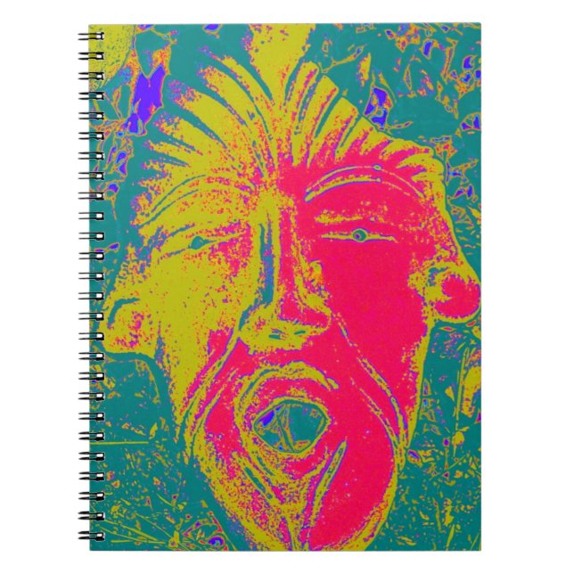 Carnet masque de chant notenook (Devant)