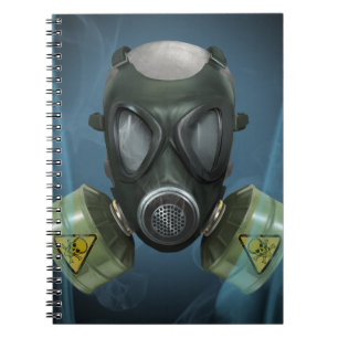 Carnet Masque de gaz post-apocalyptique