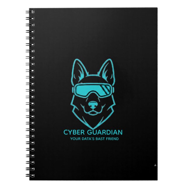 Carnet Masque de la technologie bleue Cyber Guardian - Ph (Devant)