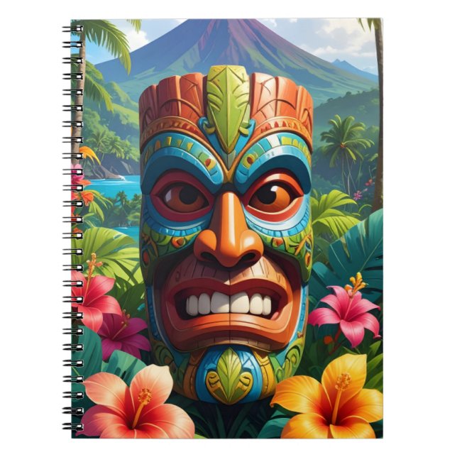 Carnet Masque Tiki (Devant)