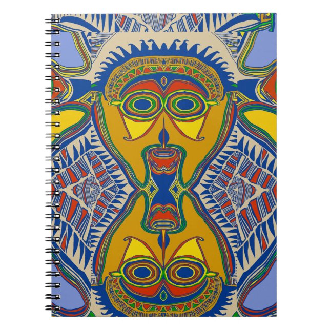 Carnet Masque tribal Shaman (Devant)