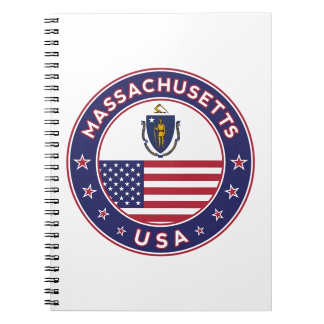 Carnet Massachusetts, Massachusetts autocollants, étagère (Devant)