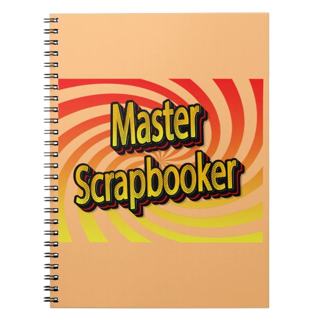 Carnet "Master Scrapbooker" (Devant)