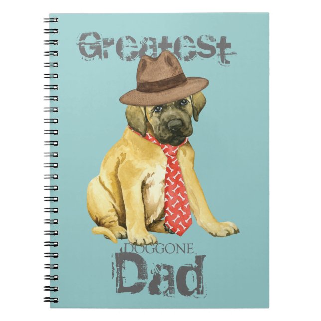 Carnet Mastiff Papa (Devant)
