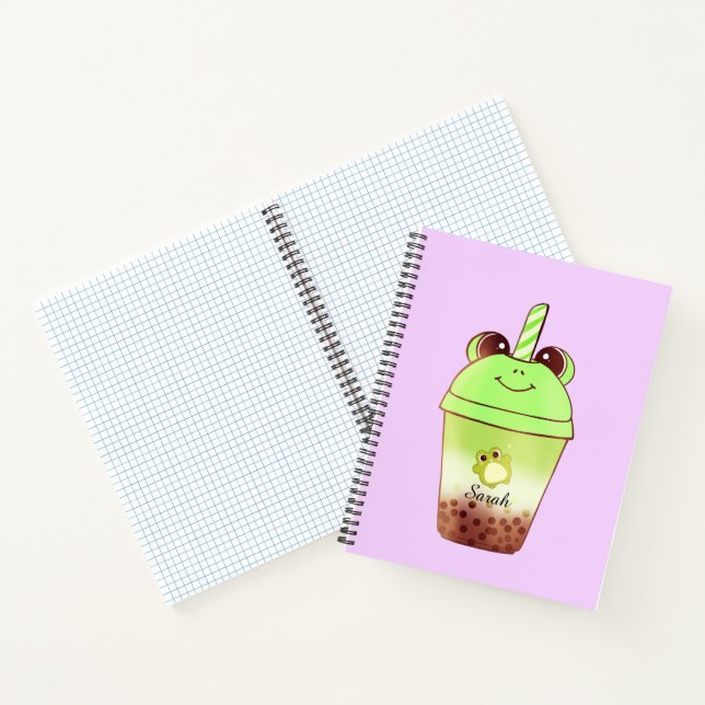 Carnet Matcha Buble Thé Lait Thé Grenouille (Intérieur)