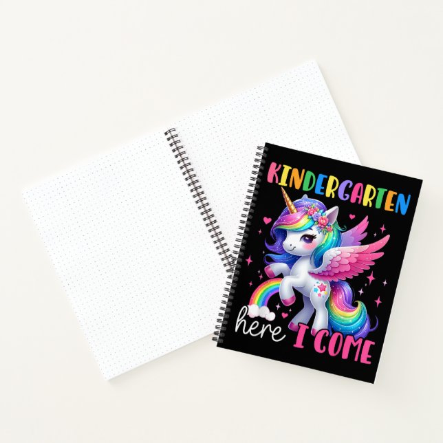Carnet Maternelle j'arrive licorne rentrée scolaire (Intérieur)