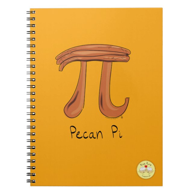 Carnet Math drôle Pecan Pi Thanksgiving Automne (Devant)