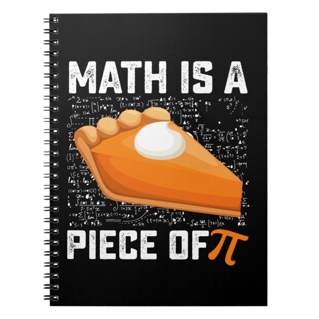 Carnet Math Est Une Pièce De Pi Day Pie Mathématiques (Devant)