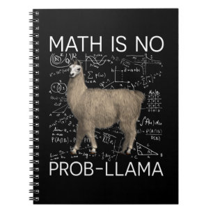 Carnet Math is No Prob-Llama - Professeur de Math Llama