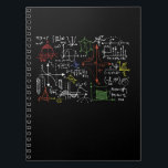 Carnet Math Teacher Formulas Cheat Sheet Cool Geek Nerd<br><div class="desc">Graphic design cool math t shirt gift for high school math teachers,  kids class exam fun algebra geometry calculus high school mathematics,  and college student professor mathematicians. Teacher math tshirt for geek nerds.</div>