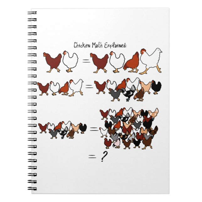 Carnet mathématique du poulet (Devant)