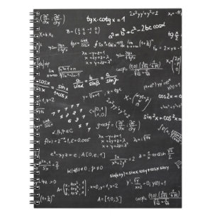 Carnet Mathématiques de tableau noir