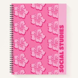 Carnet Matière Scolaire Florale Tropicale Chic et Tendanc