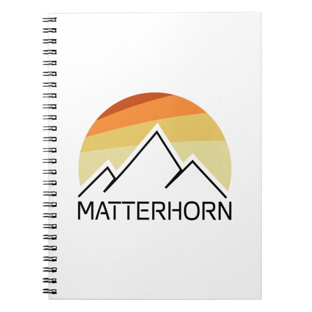 Carnet Matterhorn Suisse Italie Retro (Devant)