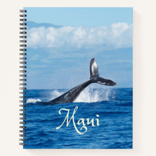 Carnet Maui Hawaii Ocean Whale Tail