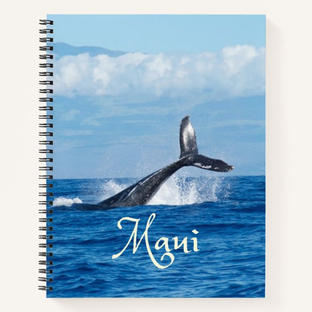 Carnet Maui Hawaii Ocean Whale Tail (Devant)