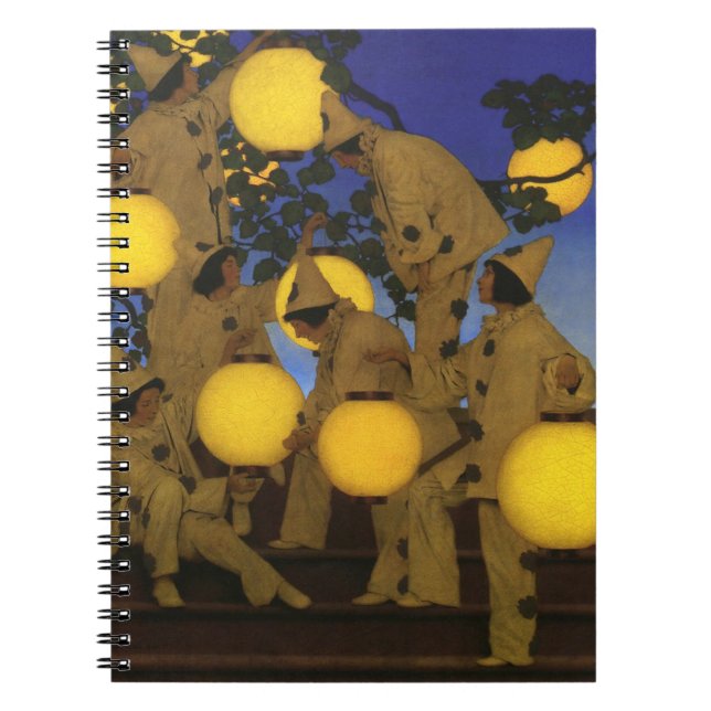 Carnet Maxfield Parrish Les Porteurs de Lanternes 1908 Vi (Devant)
