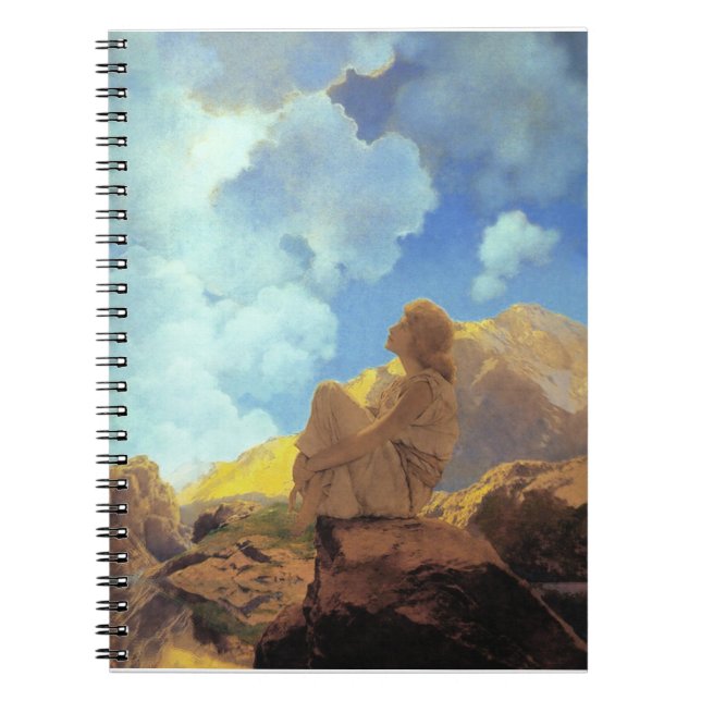 Carnet Maxfield Parrish Matin 1922 Nuage Bleu Beaux-Arts (Devant)