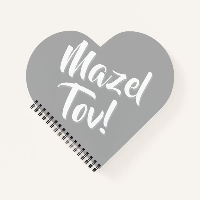 Carnet  Mazel Tov argent (Devant)