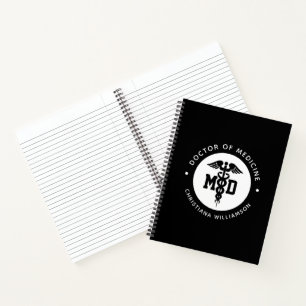 Carnet MD personnalisé Docteur en médecine Docteur Diplôm